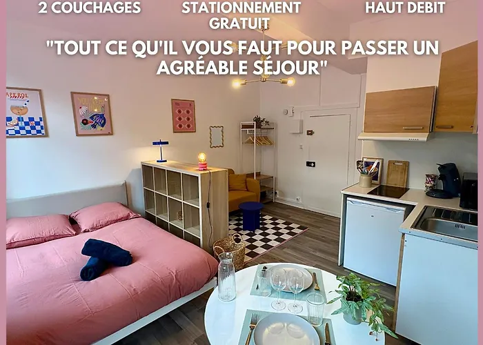 Appartement Pop Pour 2 Pers Stationnement Gratuit Arras